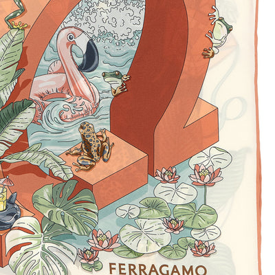 Ferragamo Jungle Party Scarf