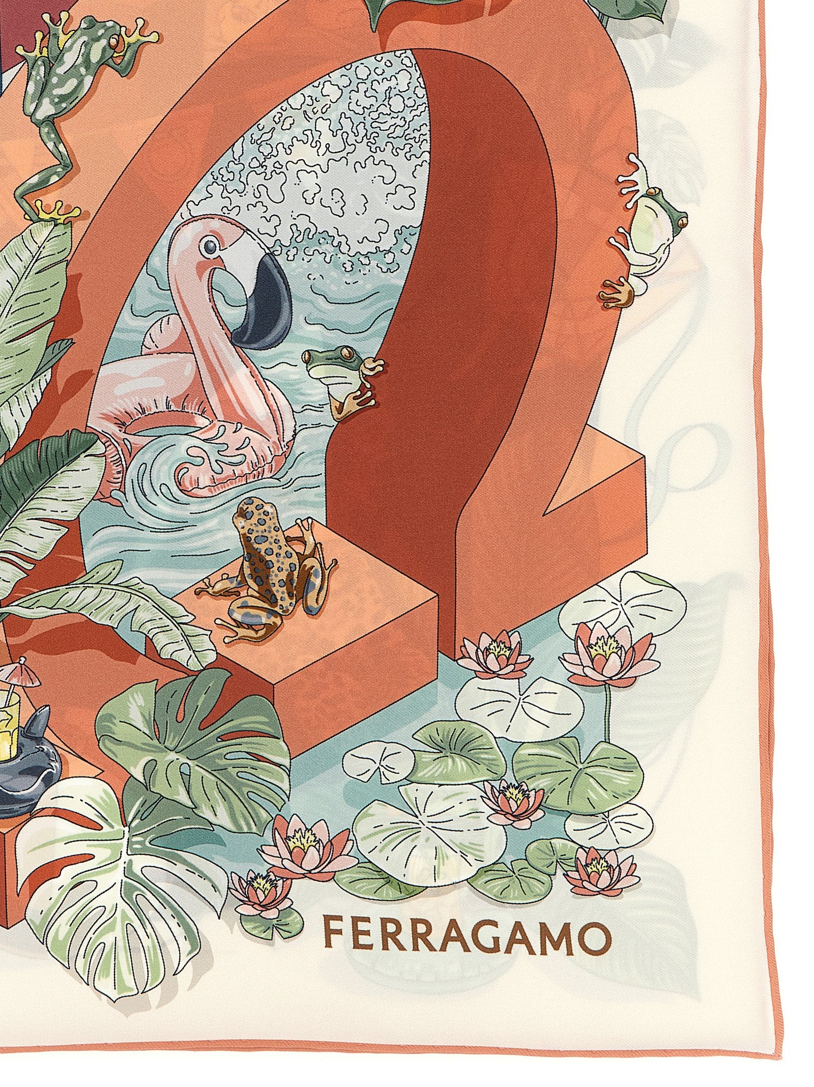 Ferragamo Jungle Party Scarf