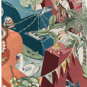 Ferragamo Jungle Party Scarf