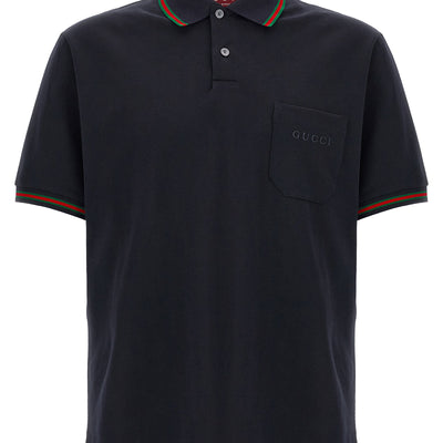 Gucci Nastro Web Polo Shirt