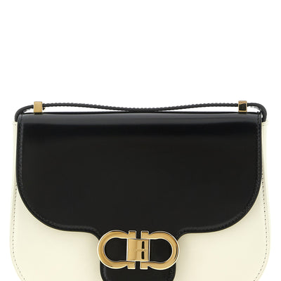 Ferragamo North-south Double Gancini (xs) Crossbody Bag