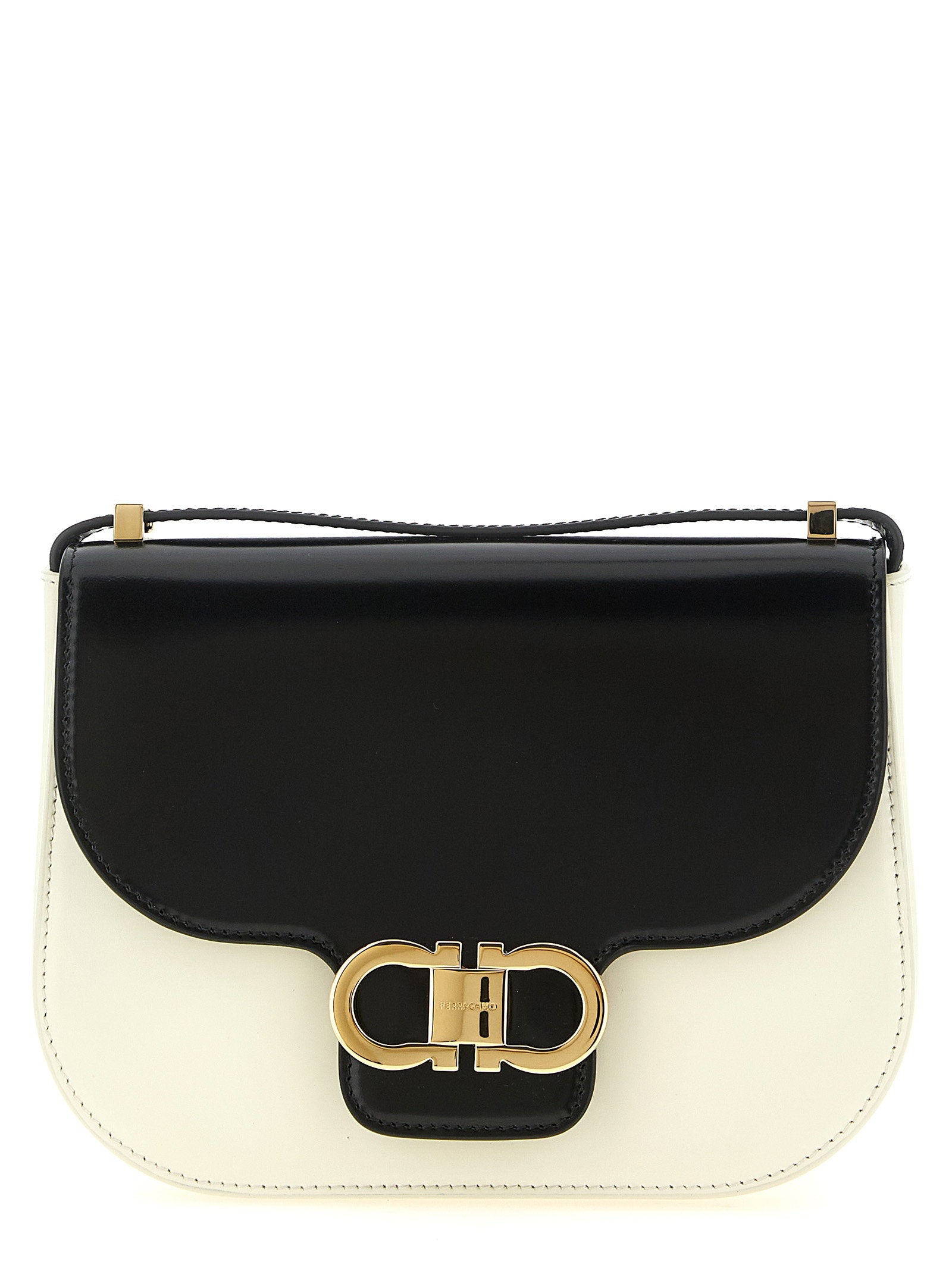 Ferragamo North-south Double Gancini (xs) Crossbody Bag
