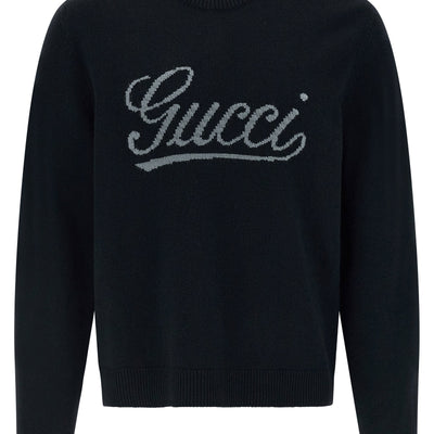 Gucci Logo Intarsia Sweater