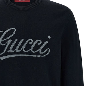Gucci Logo Intarsia Sweater