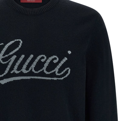 Gucci Logo Intarsia Sweater