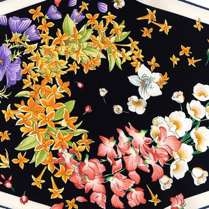 Ferragamo Primavera Print Diamond Scarf