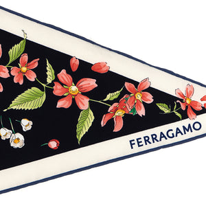 Ferragamo Primavera Print Diamond Scarf