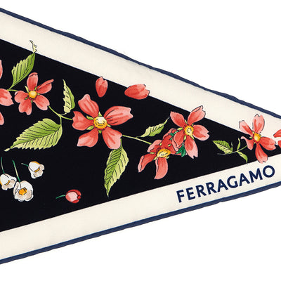 Ferragamo Primavera Print Diamond Scarf