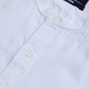 White Mandarin Shirt