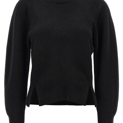 Alexander McQueen Chevron Corset Sweater