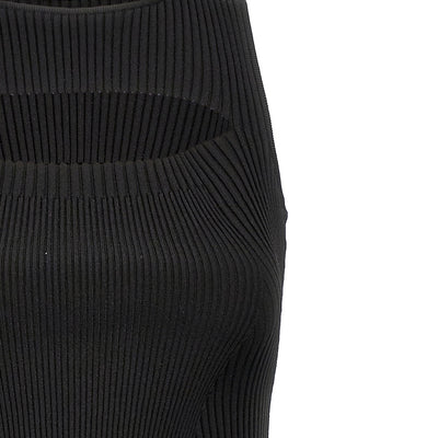 Alexander McQueen Ribbed Knit Dress