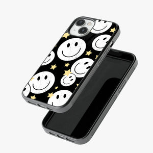 Star Smiley Glass Case