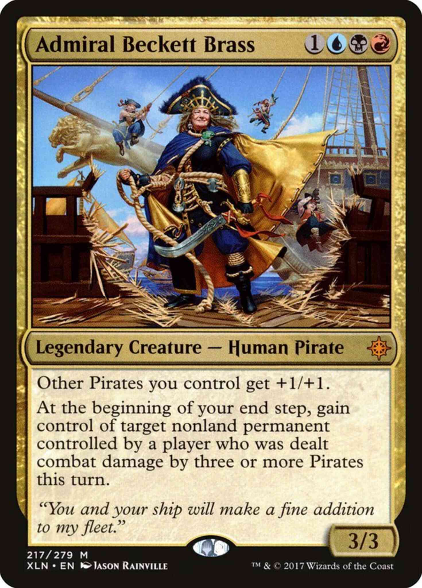 Admiral Beckett Brass [217] [Ixalan] [Non-Foil]