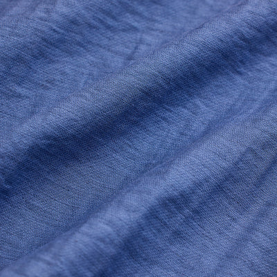 Blue Box Fit Linen Blend Shirt