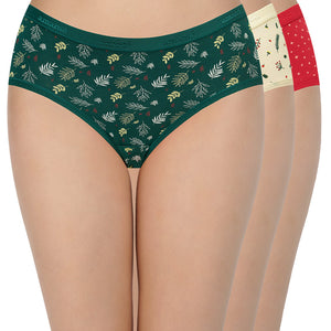 Print Low Rise Hipster Panties (Pack of 3)