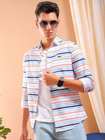Navy & Orange