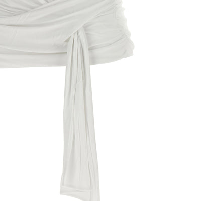 7 For All Mankind Draped Detail T-shirt