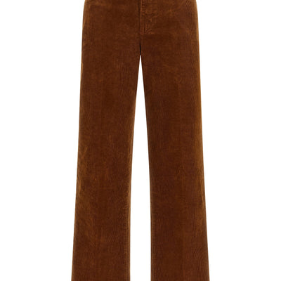 7 For All Mankind Stovepipe Straight Velvet Pants