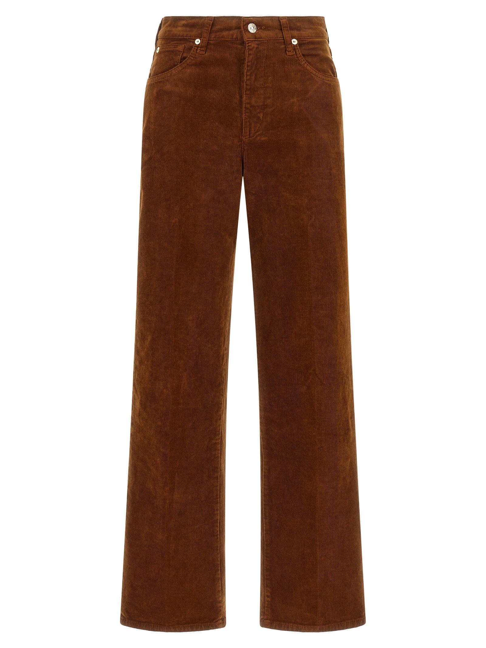 7 For All Mankind Stovepipe Straight Velvet Pants