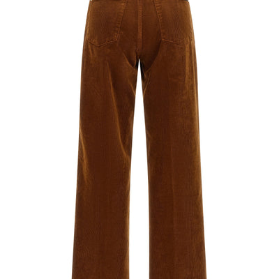 7 For All Mankind Stovepipe Straight Velvet Pants