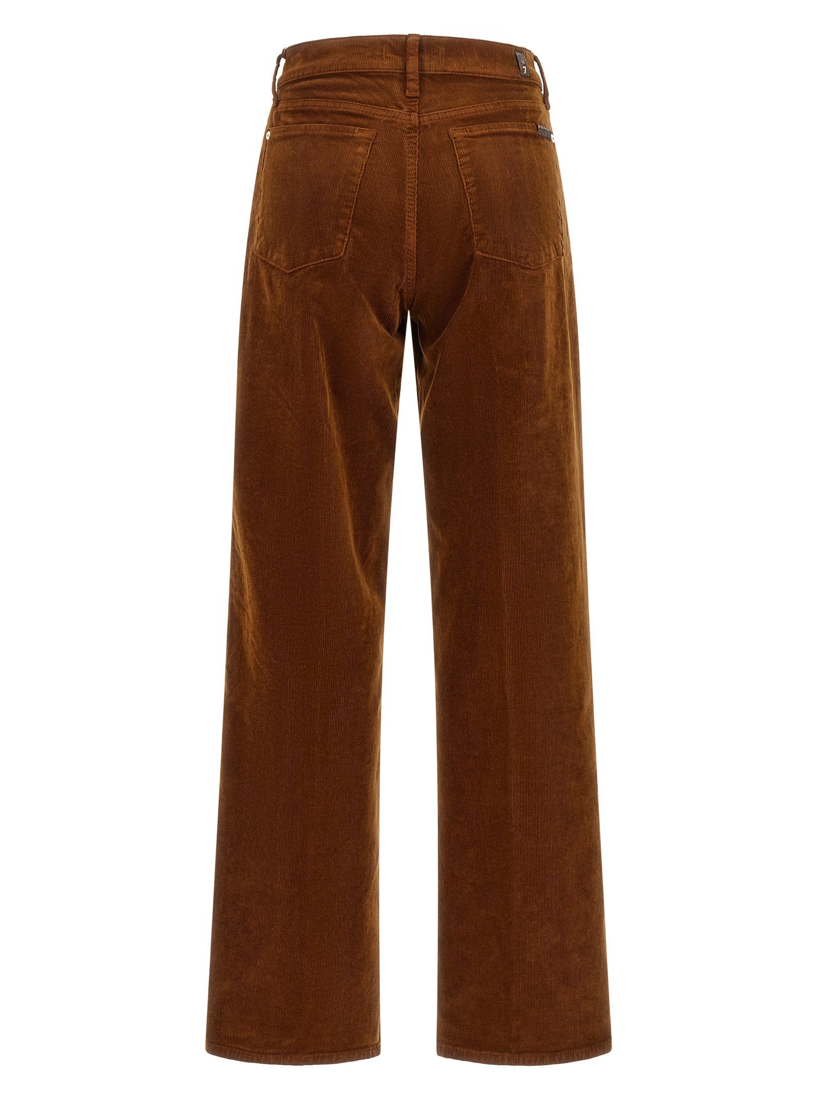7 For All Mankind Stovepipe Straight Velvet Pants