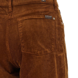 7 For All Mankind Stovepipe Straight Velvet Pants