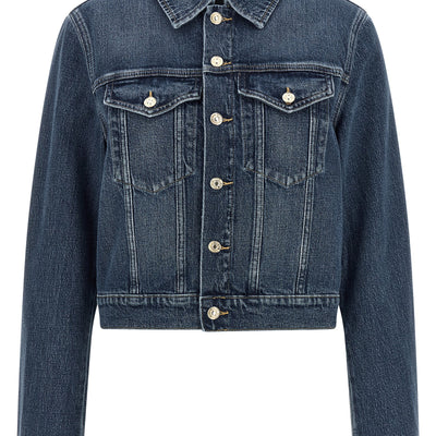 7 For All Mankind Darted Shrunken Jacket