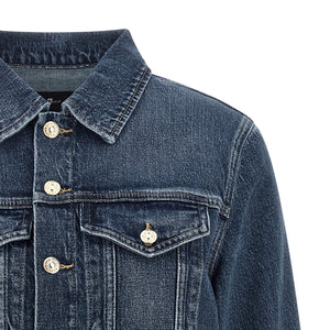 7 For All Mankind Darted Shrunken Jacket