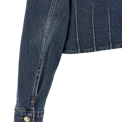7 For All Mankind Darted Shrunken Jacket