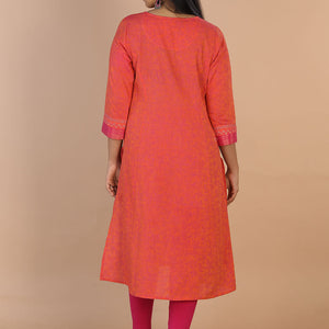 Festive cotton blockprinted kurti