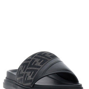 Fendi Diagonal Sandals