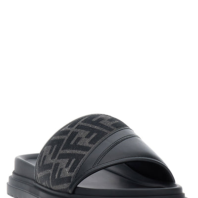 Fendi Diagonal Sandals