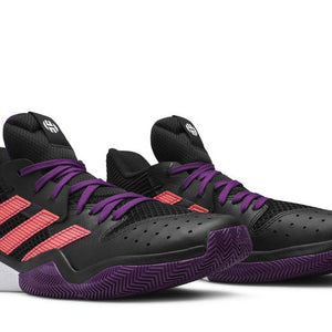 adidas Harden Stepback Black Purple Coral