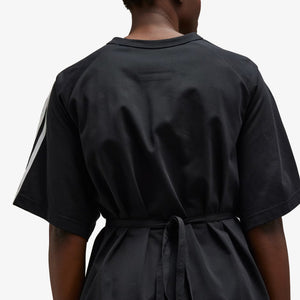 Y-3 | SAIL CLOSURE SHORT SLEEVE TEE  { BLACK
