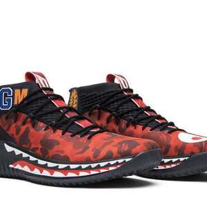 adidas Dame 4 A Bathing Ape Red
