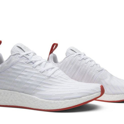 adidas NMD R2 White Core Red Two Toned