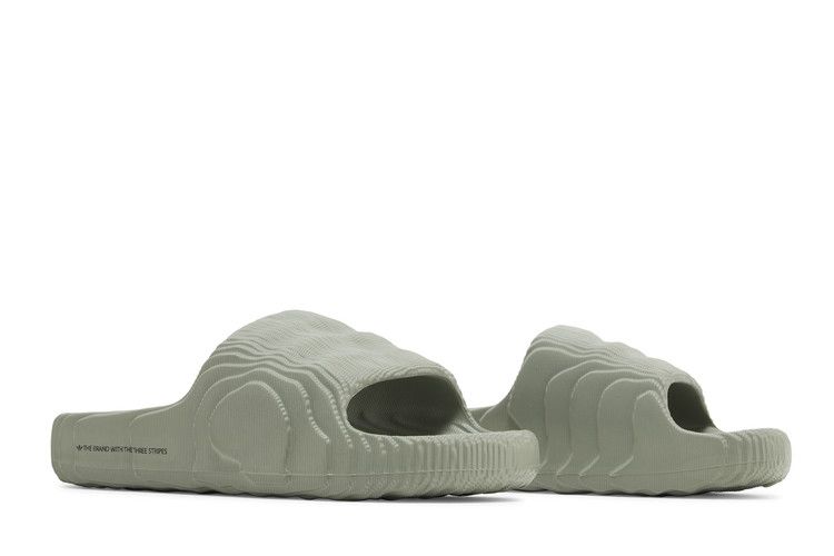 adidas Adilette 22 Slides Silver Green (Women's)