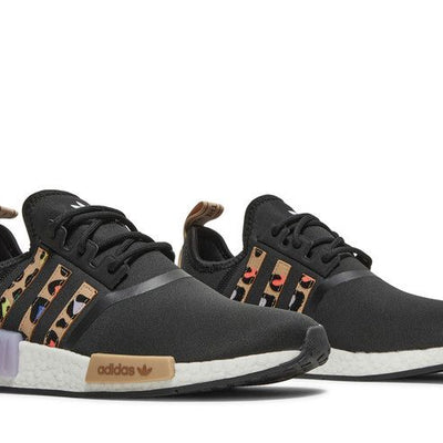 adidas NMD R1 Black Purple Leopard (Women's)