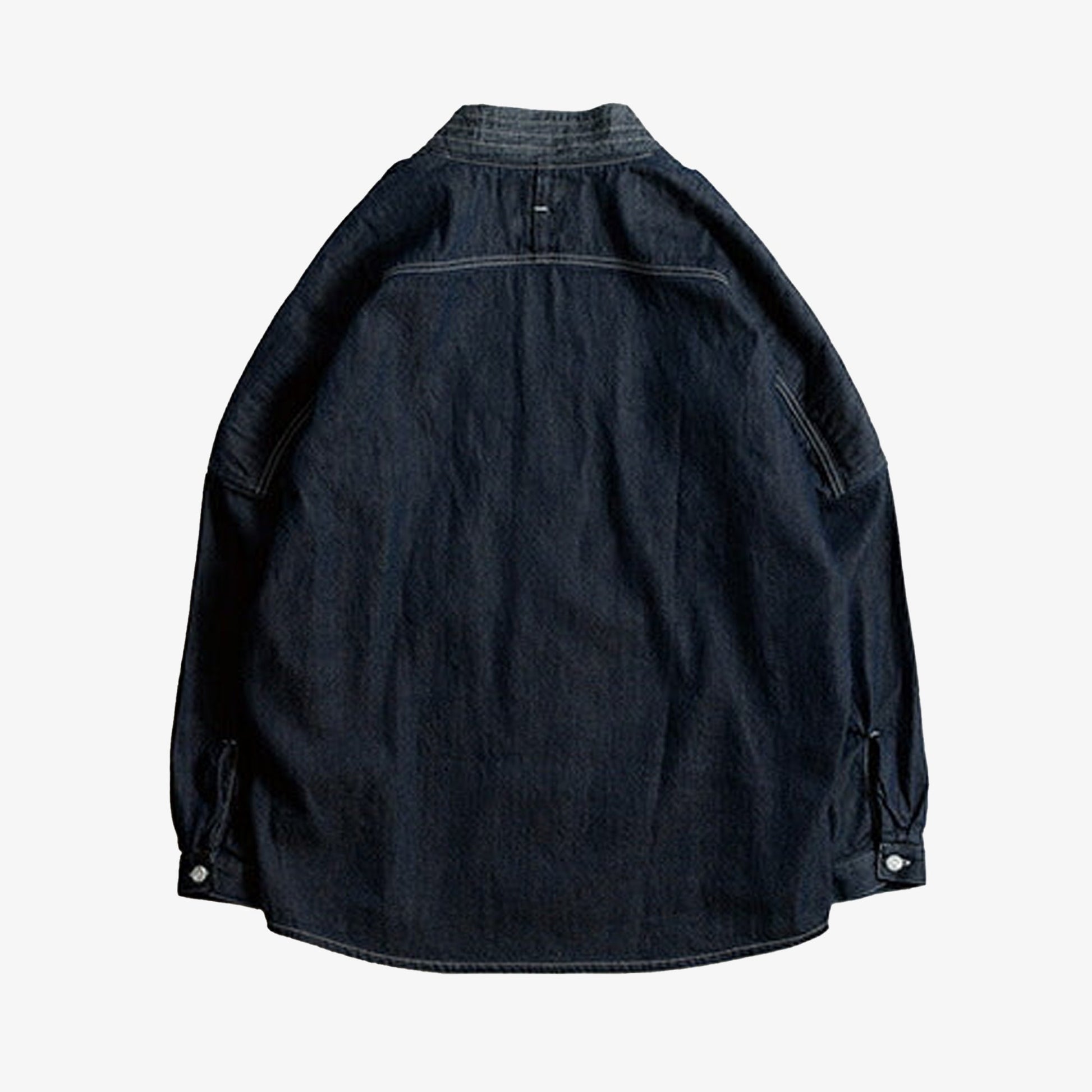 FDMTL | DENIM HAORI SHIRT RINSE { INDIGO