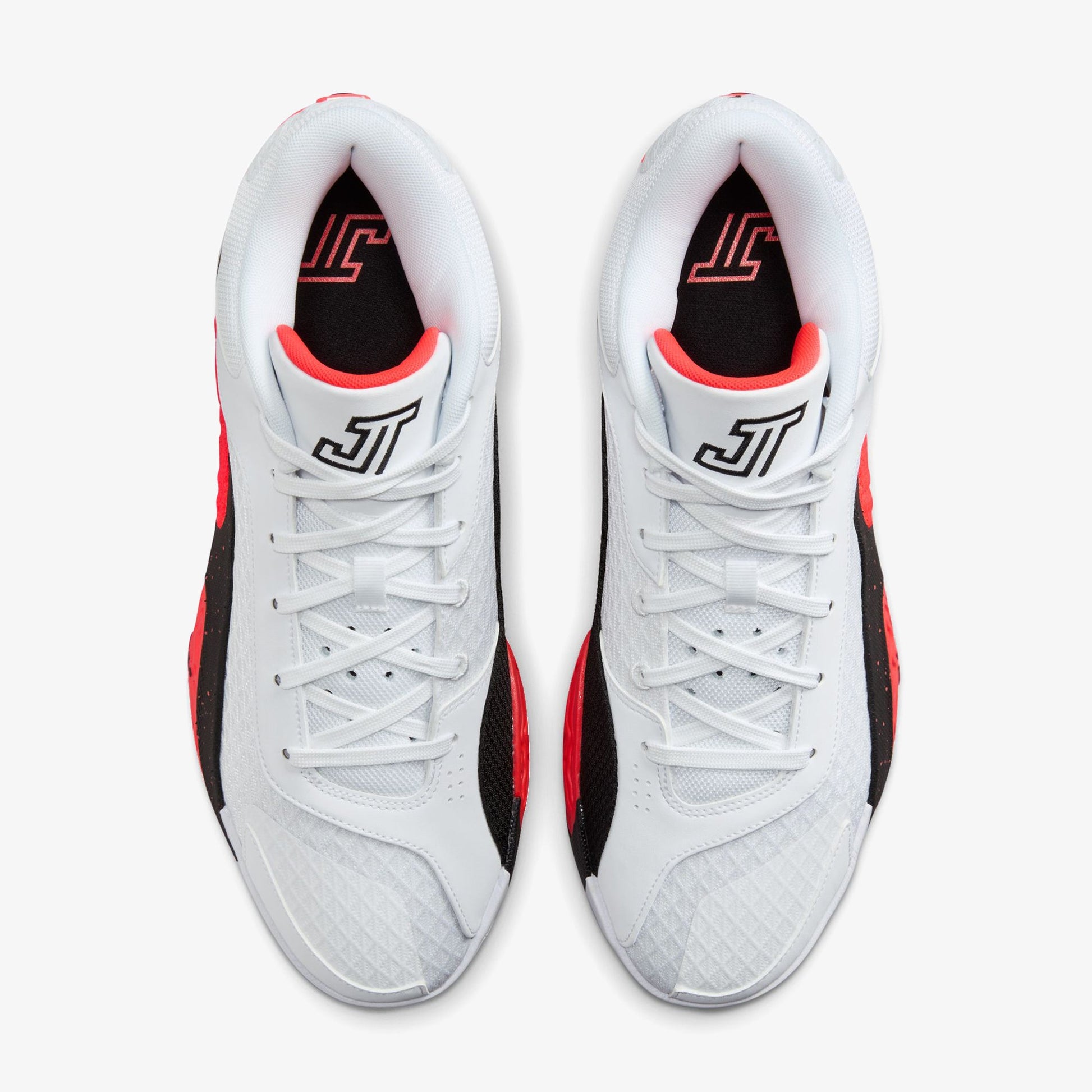JORDAN | JASON TATUM 2PF { WHITE/BLACK-BRIGHT CRIMSON