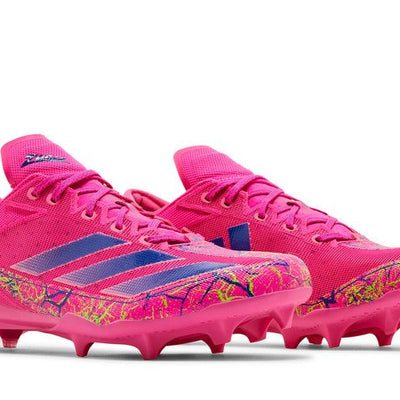 adidas Adizero Electric Zubaz Team Shock Pink Lucid Blue Team Solar Green