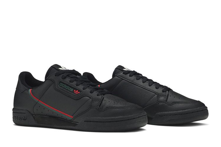 adidas Continental 80 Black Scarlet Green