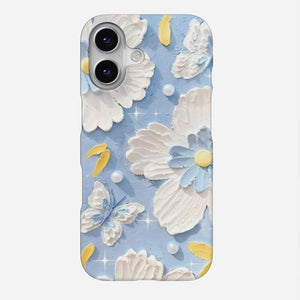 Enchanted Floral Butterfly Hard Phone Case