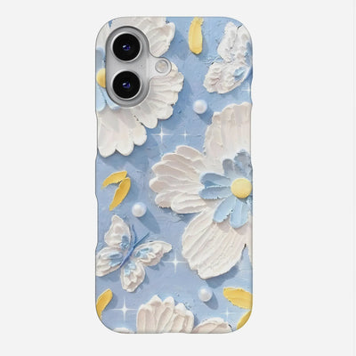 Enchanted Floral Butterfly Hard Phone Case