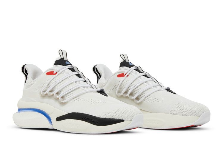 adidas AlphaBoost V1 White Black Blue Fusion