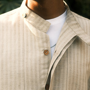 SUPERKICKS | THE HEMP COLLECTION SHIRT { BEIGE