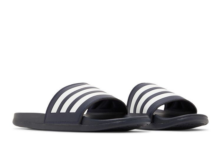 adidas Adilette Comfort Slides Legend Ink Cloud White