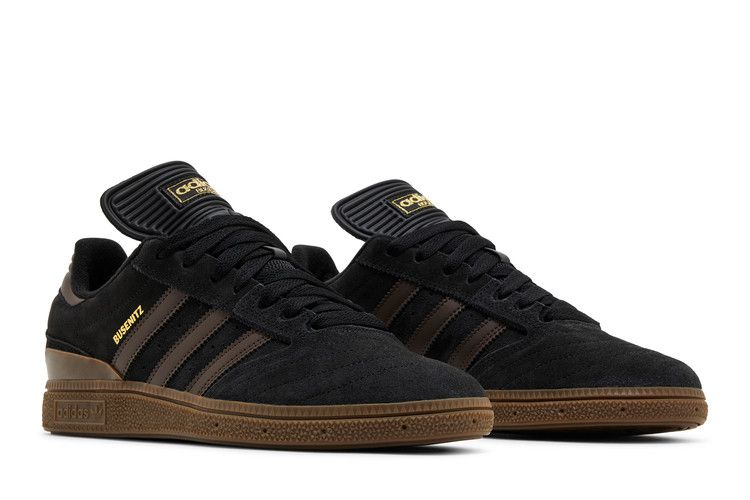 adidas Busenitz Pro Core Black Brown Gold Metallic