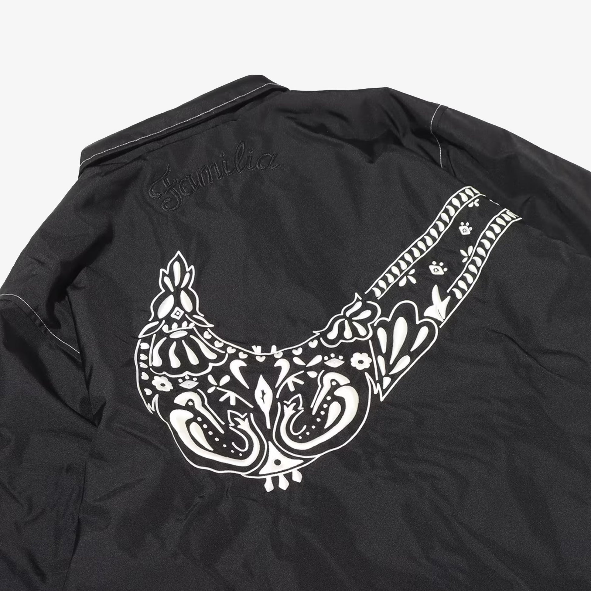 Nike | SPORTSWEAR LOOSE COACHES JACKET  { BLACK/SAIL/BLACK