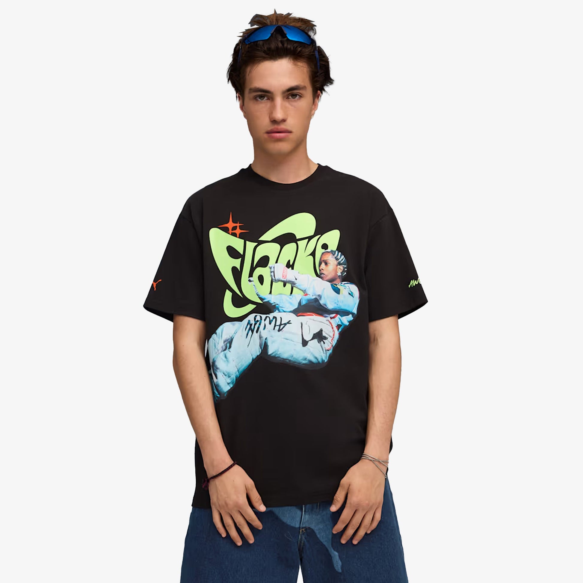 PUMA | A$AP ROCKY x PUMA FLACKO DRIVE TEE { PUMA BLACK